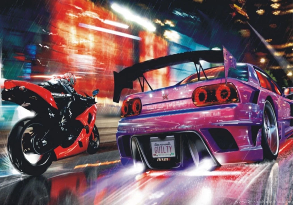 Wall Mural Wallpapers 2 Fast 2 Furious Car Race Car Tuning Photo ...
