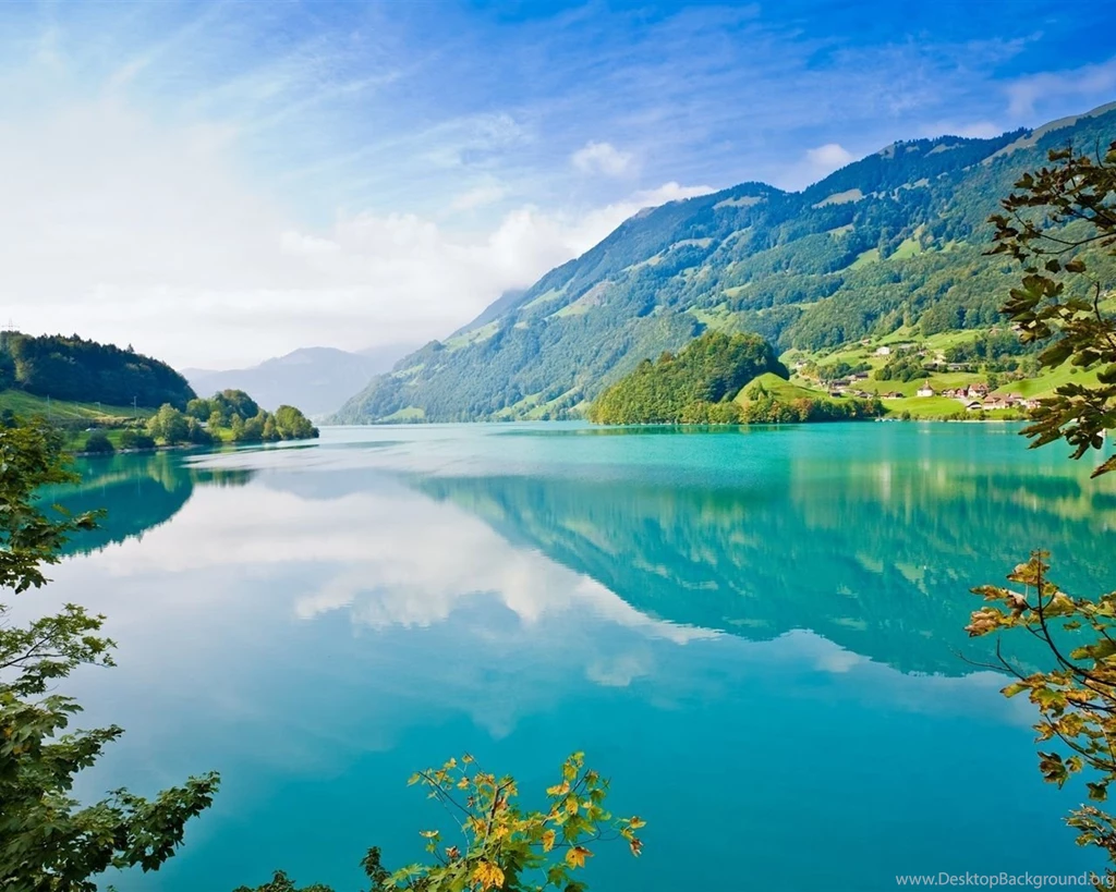 Beautiful Blue Water Green Nature Wallpapers