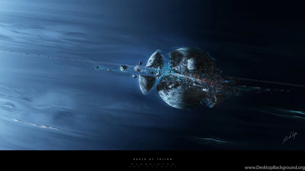 Death Of Triton Space HDDesktop Wallpapers