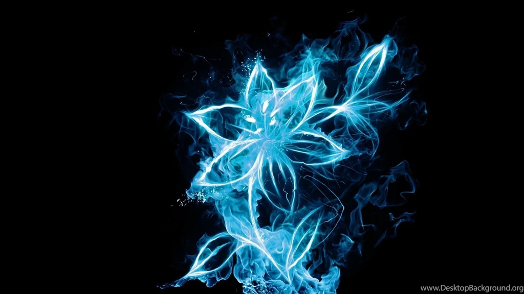 1920x1080 Abstract Light Blue Flower Desktop PC And Mac Wallpapers