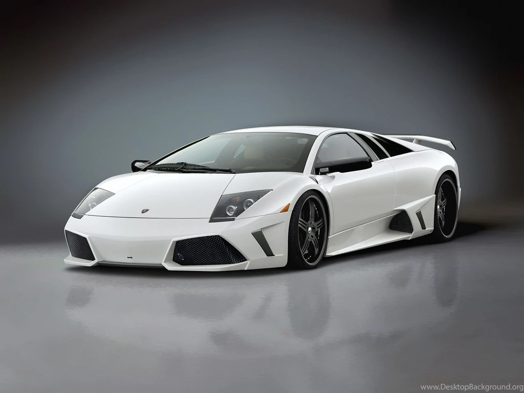 White Lamborghini Murcielago Wallpapers