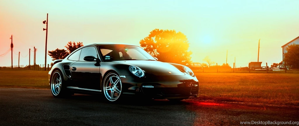 Download Wallpapers 2560x1080 Porsche, Cars, City, Sunset 2560x1080 ...