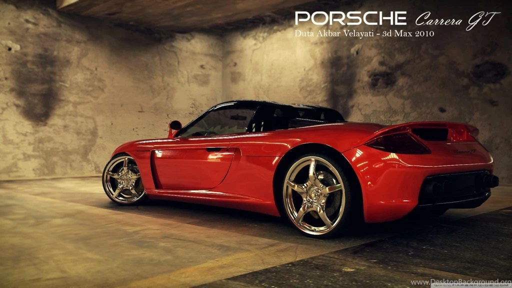 Porsche Carrera GT 3D Max HD Desktop Wallpapers : Widescreen : High ...
