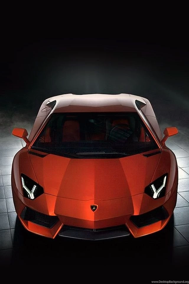 Red Lamborghini Car iPhone 4s Wallpapers Download