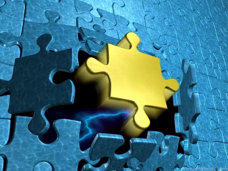 Desktop Wallpapers · Gallery · Windows 7 · Golden Puzzle