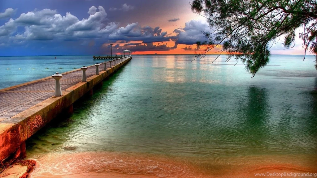 Romantic Place Beach FullHD Nature Backgrounds Wallpapers For Laptop ...