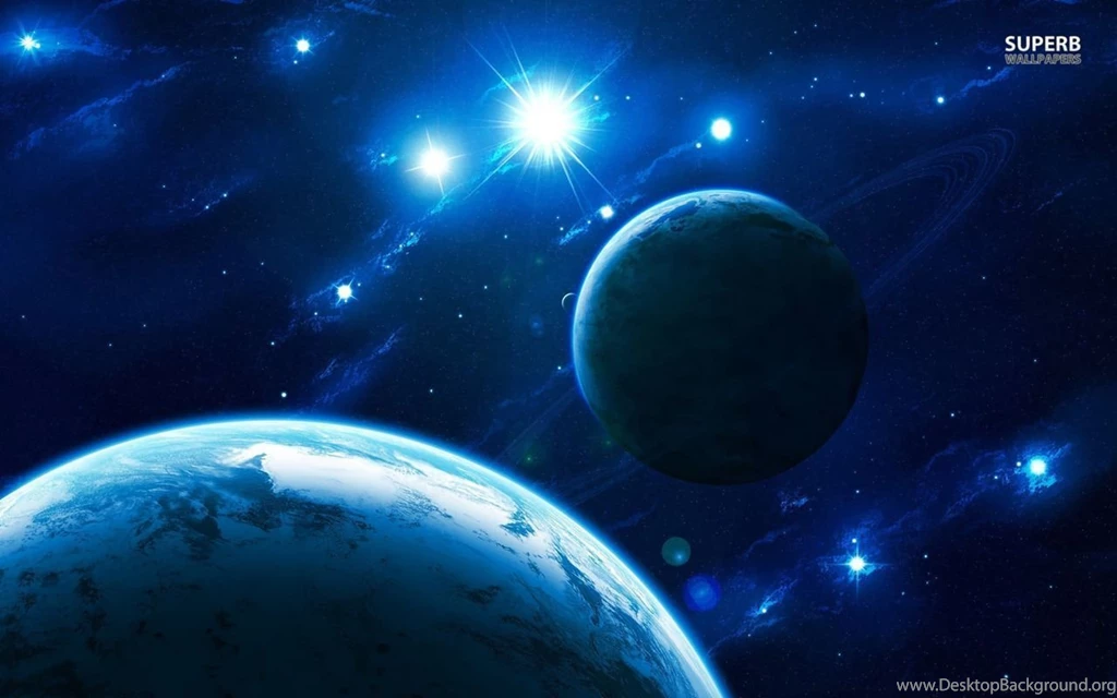 Blue Light In Space Wallpapers Space Wallpapers
