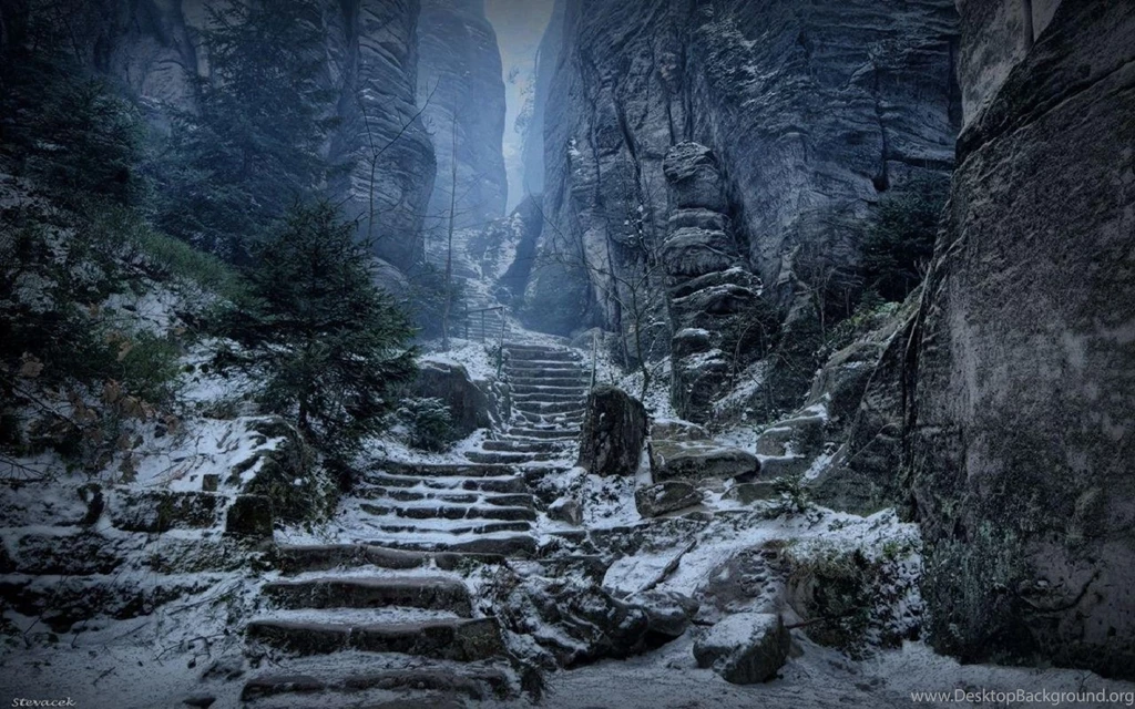 HDscreen: The Elder Scrolls V: Skyrim Mountains Rocks Snow ...