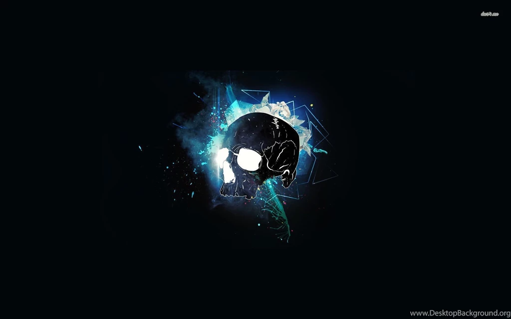Black Skull Design Wallpapers   Digital Art Wallpapers