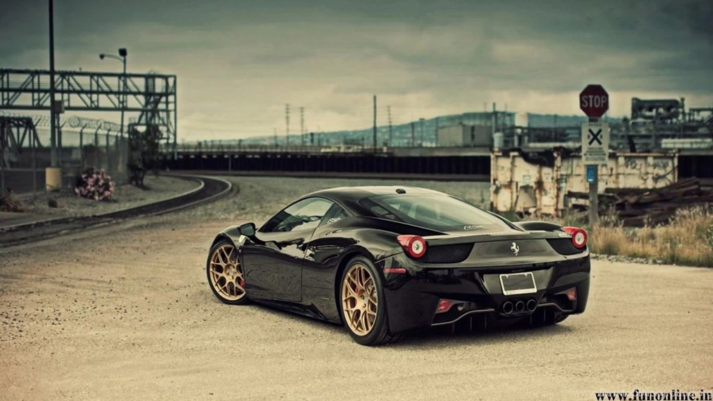 Ferrari 458 Spider Black Wallpapers Image