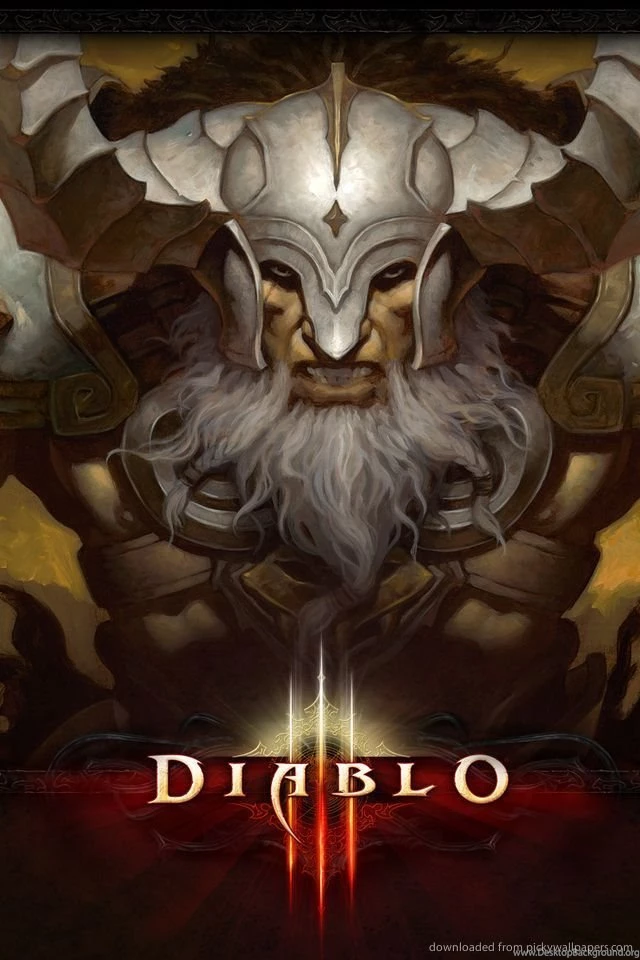 Download Diablo 3 Unlocked Exclusive Barbarian Wallpapers For iPhone 4