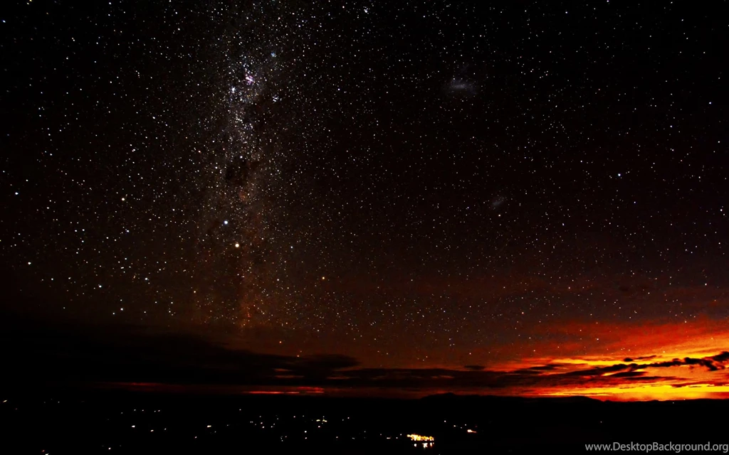 Sky Stars Milky Way Night Space Wallpapers