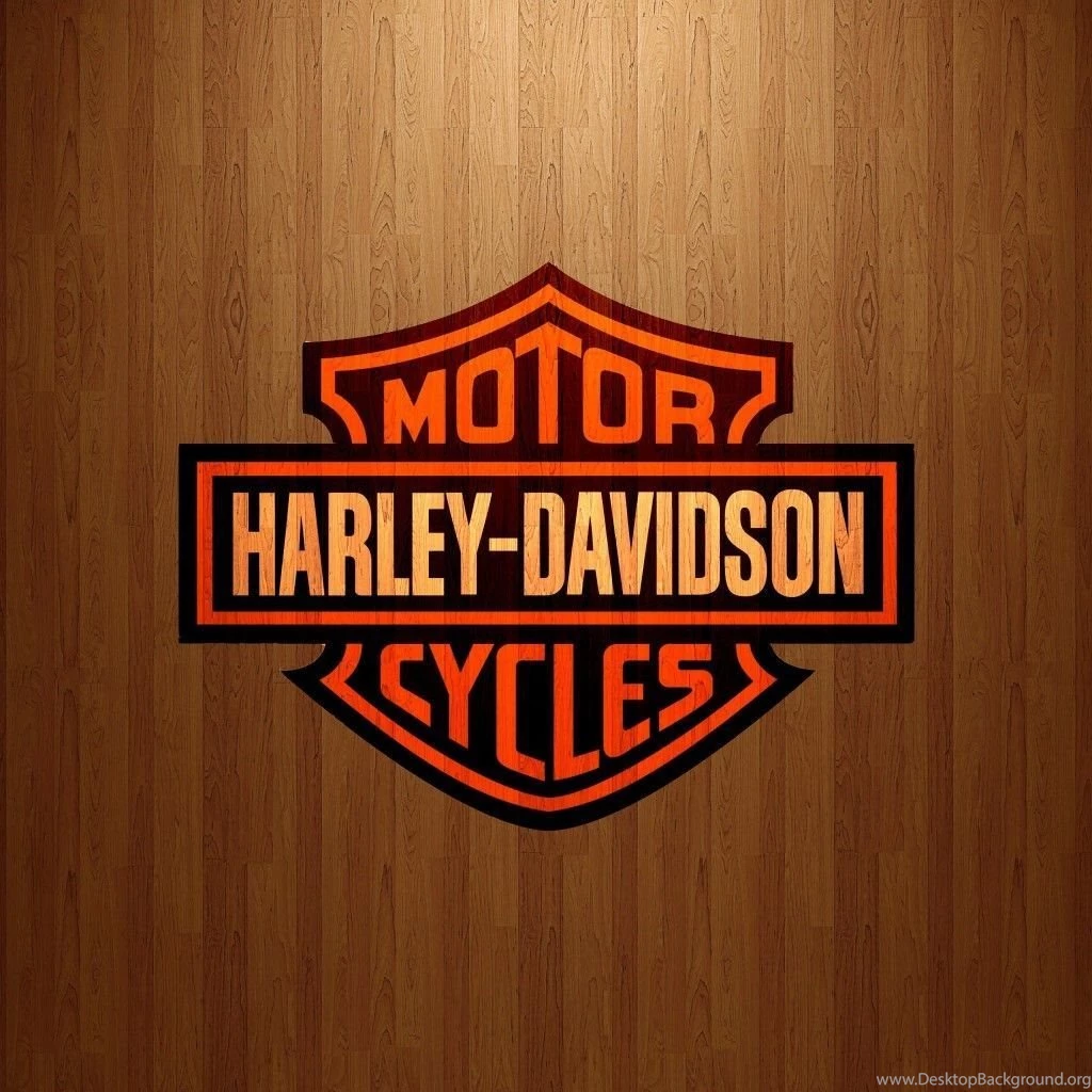 Harley Davidson Logo On Wood Ipad Wallpapers Hd ...