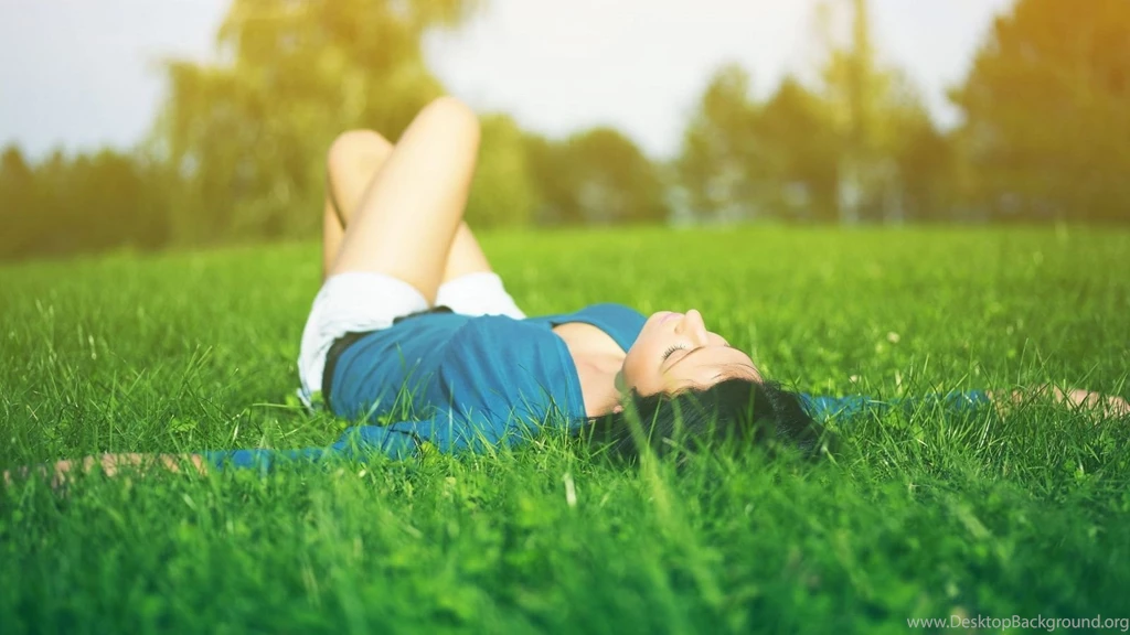 1600x900 Girl Chill In Nature Wallpapers