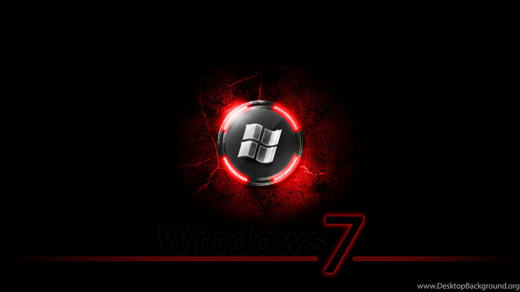 Red Windows 7 Logo Desktop Wallpapers 1449