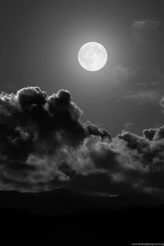 Moon Light Black iPhone 4 Wallpapers And iPhone 4S Wallpapers ...