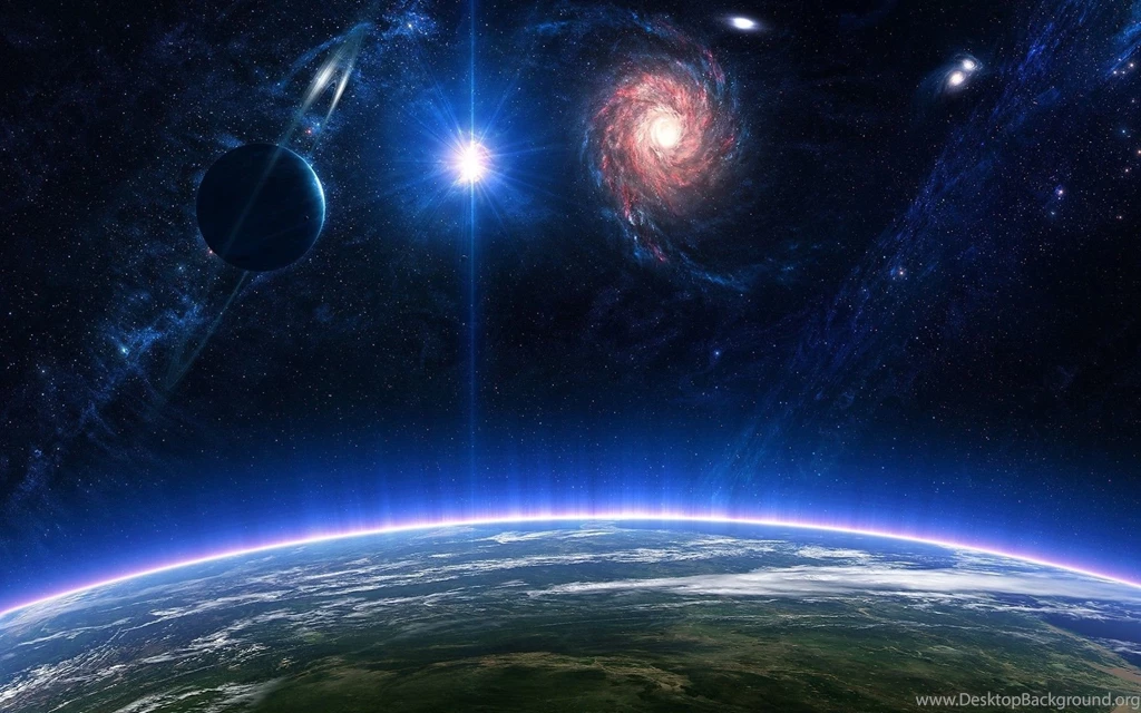 Planet Planets Stars Nebula Galaxy Atmosphere Space Wallpapers ...