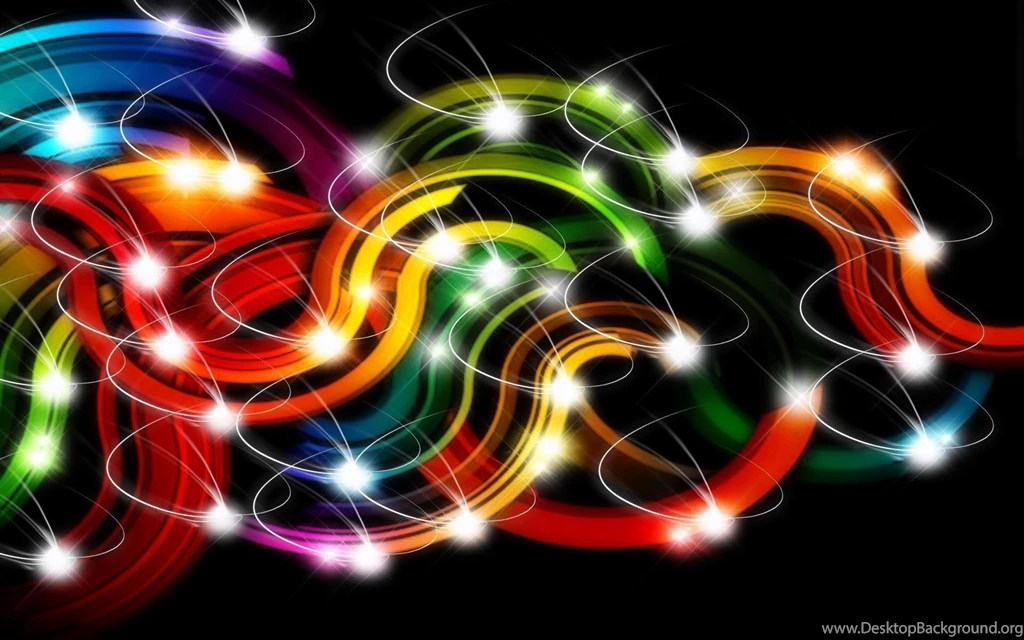 3D Colorful Lights Circuit 1920x1200 Px Wallpapers