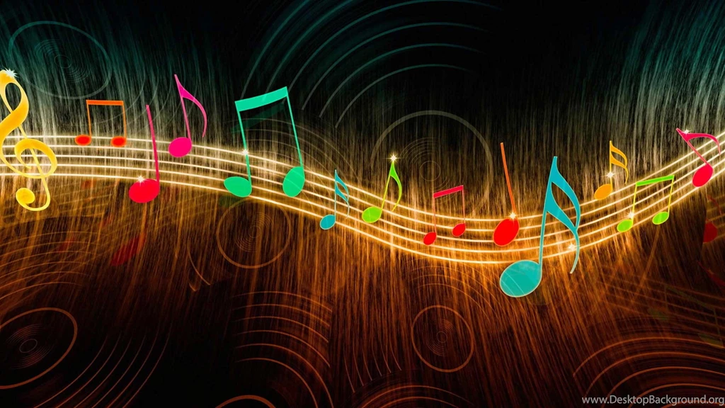 Colorful Music Notes Wallpapers Free Download