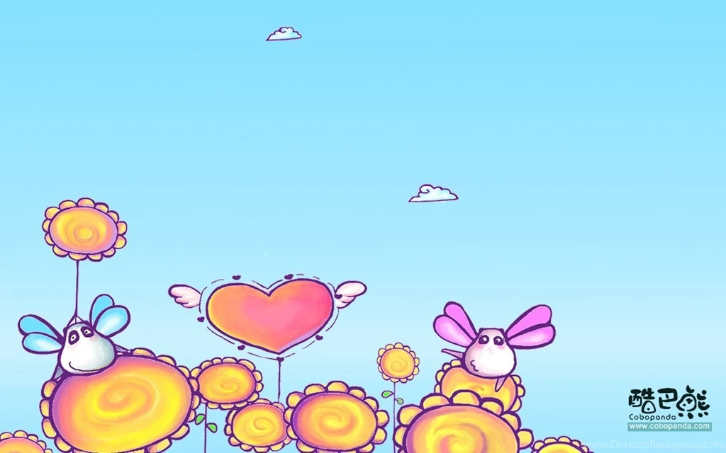 Funny Cobo Panda Cartoon Wallpapers 1440x900 NO.32 Desktop ...