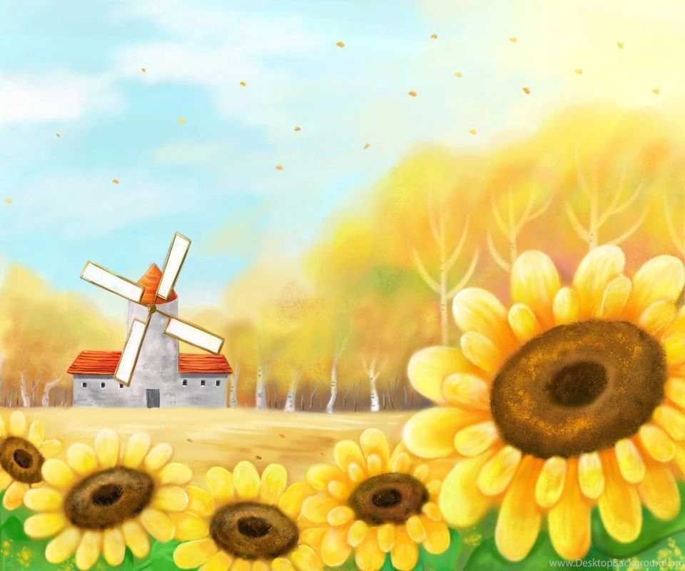 Autumn Sunflower Android Wallpapers 960x800 Hd Wallpapers For Phones