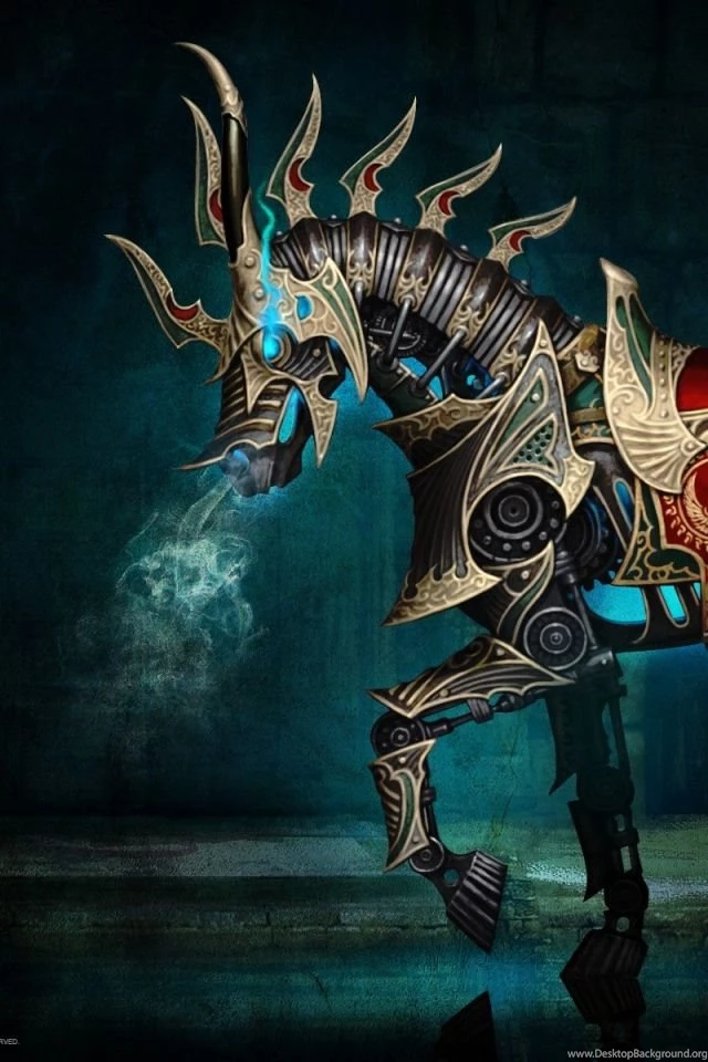 Download Wallpapers 640x960 Rift, Horse, Armor, Magic iPhone 4S, 4 ...