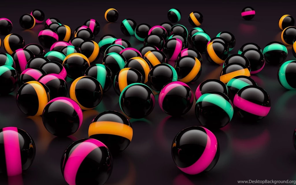 Wallpapers 3D Black Balls Lights HD Wallpapers Expert