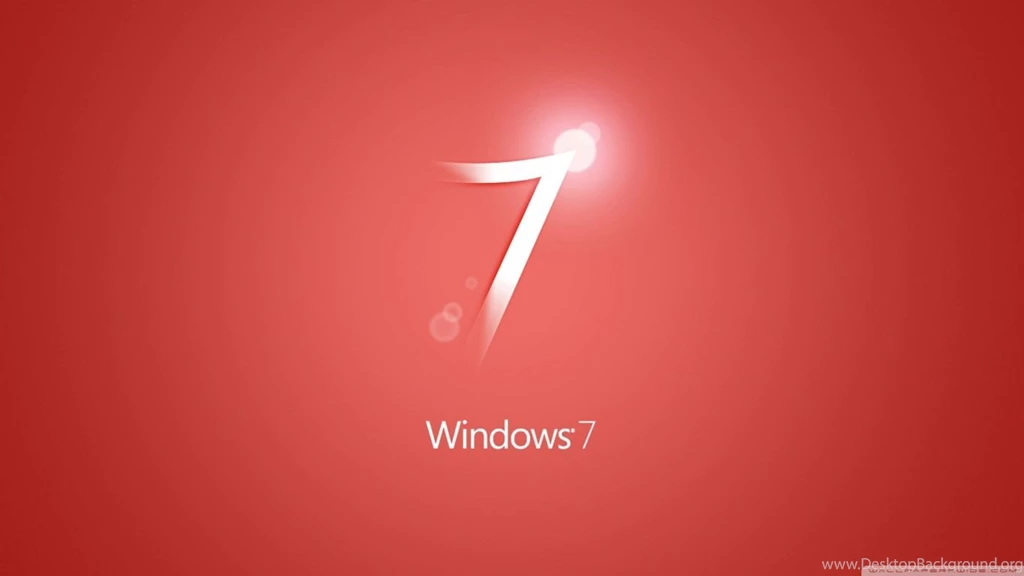 Windows 7 Red HD Desktop Wallpapers : Widescreen : High Definition ...
