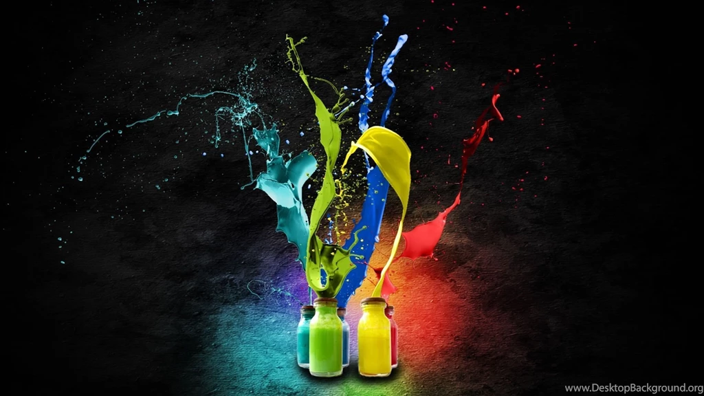 Colorful Painting Bottles