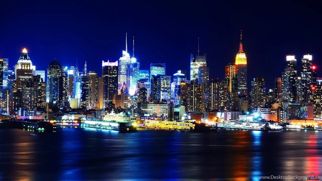 Download Wallpapers New York Night Panorama (1920 X 1080 HDTV 1080p ...