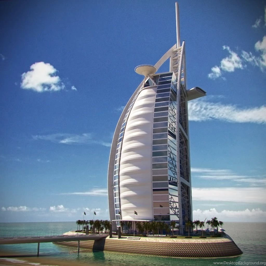 Burj Al Arab Hotel 3D Model .max .obj .fbx CGTrader.com