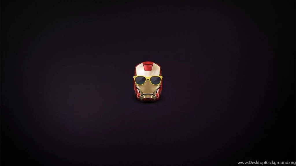 Iron Man Simple Backgrounds Sunglasses Wallpapers