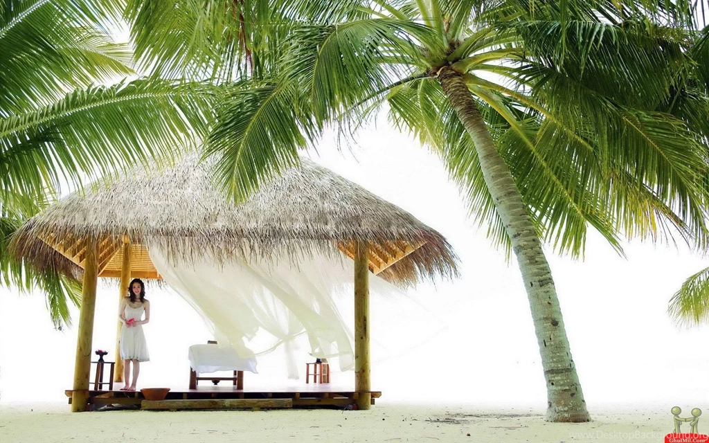 Beautiful Nature Wallpapers For Desktop With Girl In Gazebo Picture ...