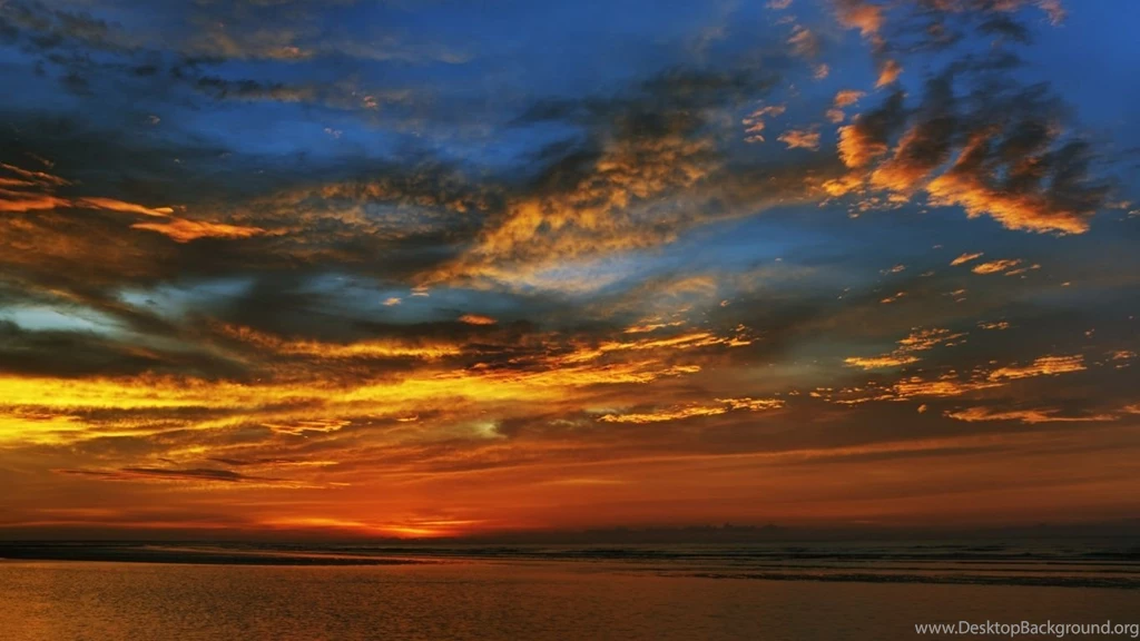 1366x768 Summer Sunset Desktop PC And Mac Wallpapers