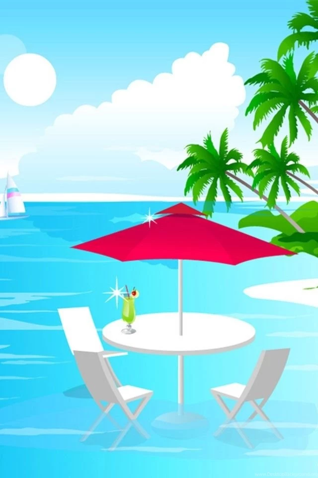 Cool Summer Sea Beach Iphone Wallpapers Free 640x960 Hd Iphone Images