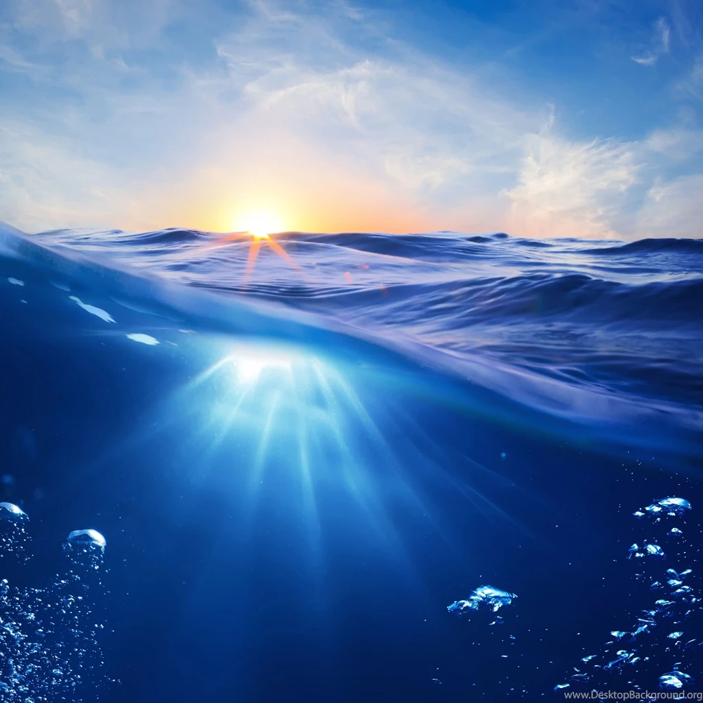 Download Sunrise Half Underwater HD Wallpapers For iPhone 6 Plus ...