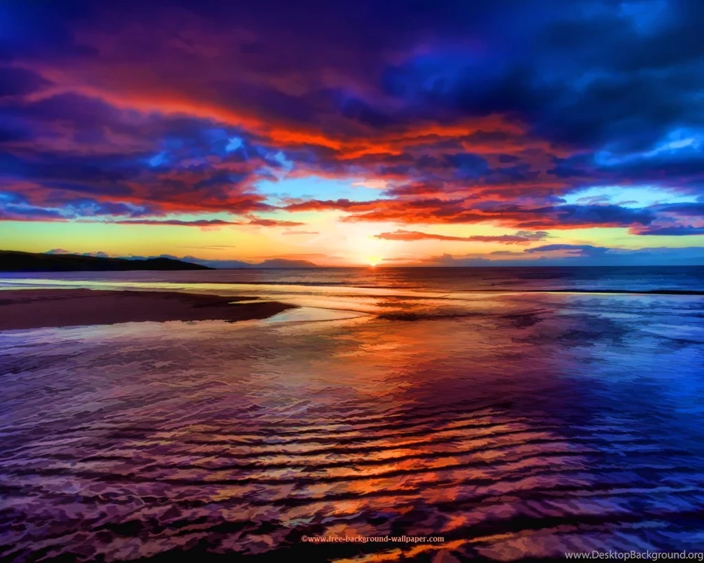 Sunset Beach Scotland Sunset Beach Wallpapers