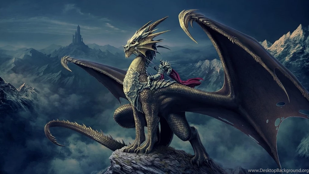 1366x768 Dragon Rider Desktop PC And Mac Wallpapers