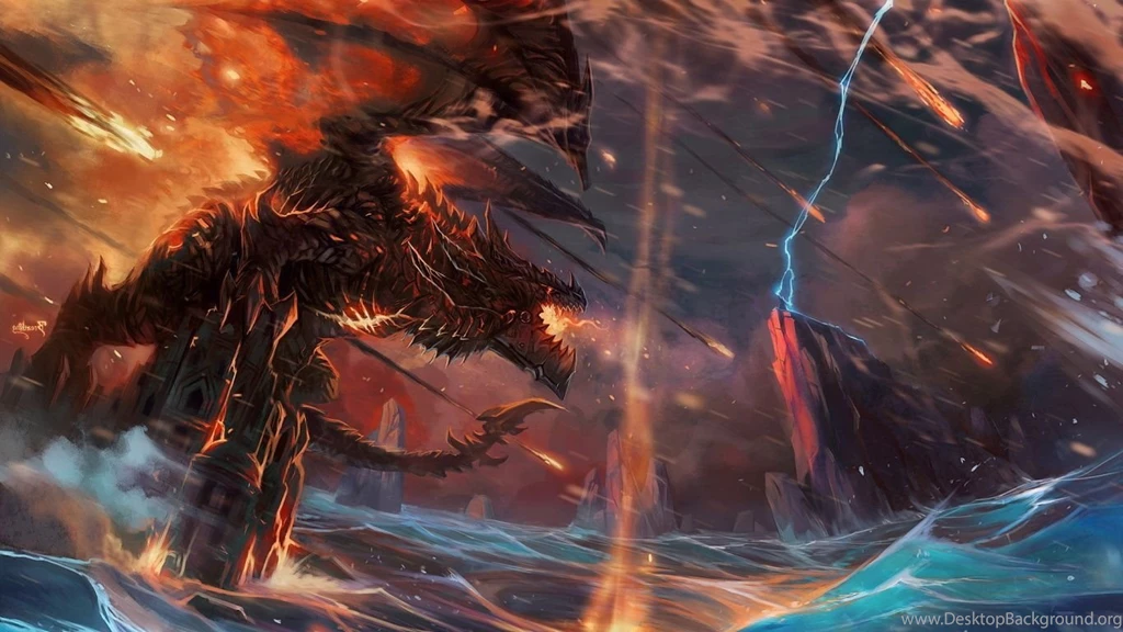 1366x768 Dragon Wow Art Wallpapers