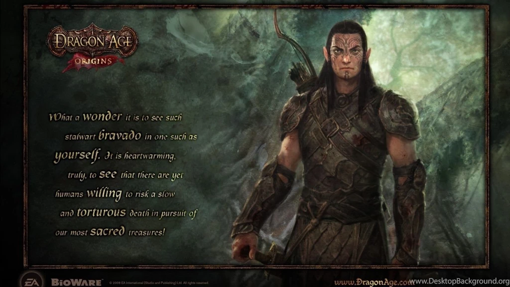 1366x768 Dragon Age: Origins Elf Desktop PC And Mac Wallpapers