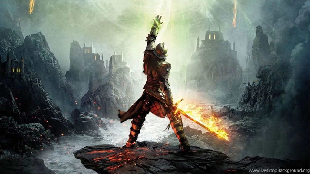 Download Wallpapers 1366x768 Dragon Age Inquisition, Warrior ...