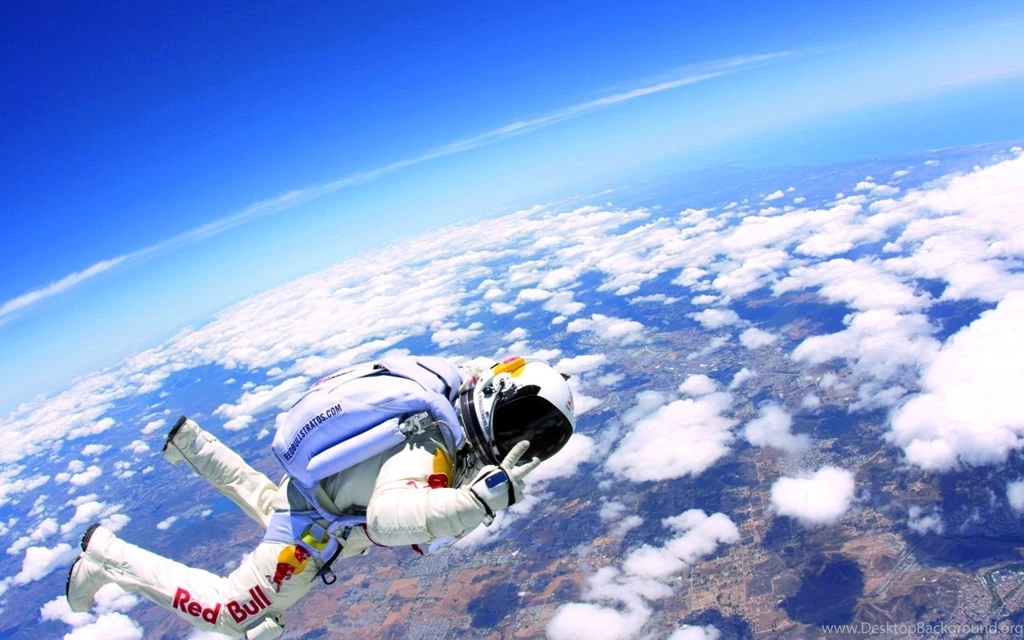 Felix Baumgartner Red Bull Skydiving Wallpapers