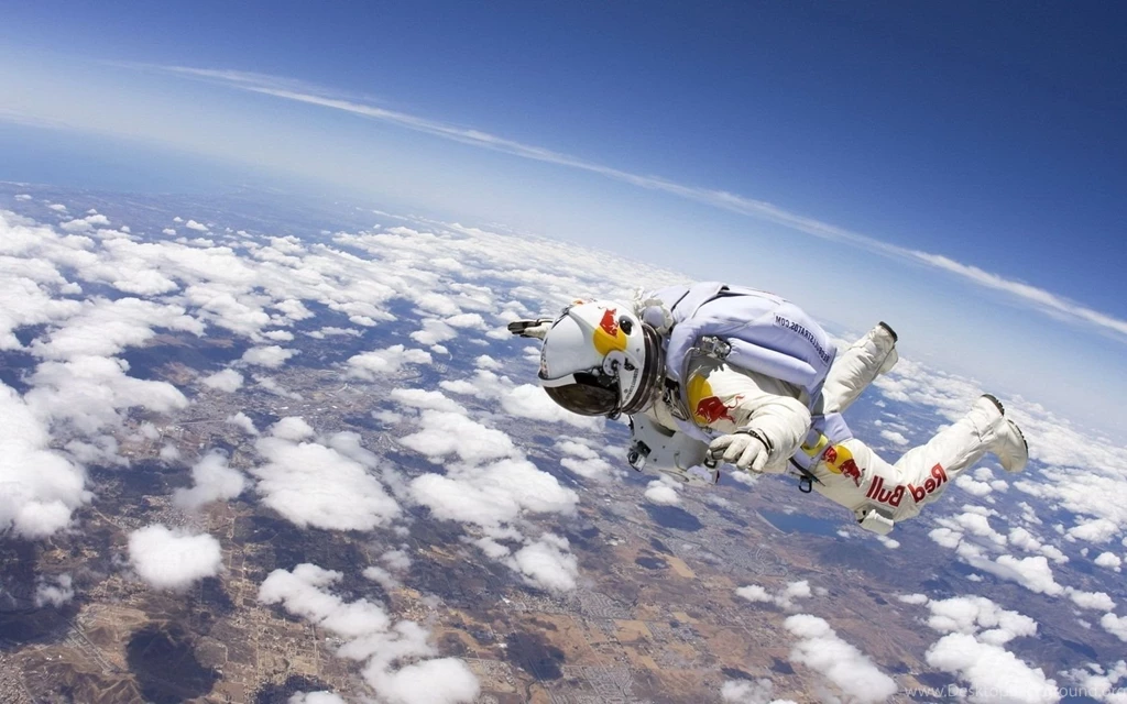 Red Bull Felix Baumgartner Skydiving Wallpapers HD