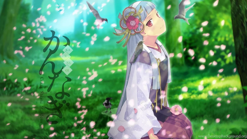 Anime Girl In Grassy Meadow Beautiful Wallpapers
