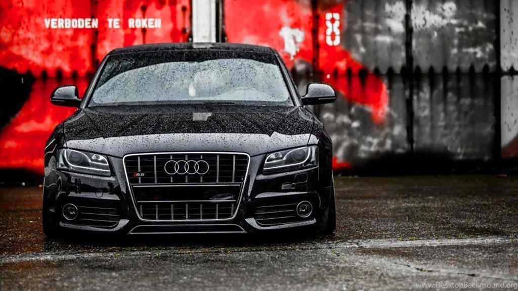 1920x1080 Black Audi S5 In The Rain Desktop PC And Mac Wallpapers