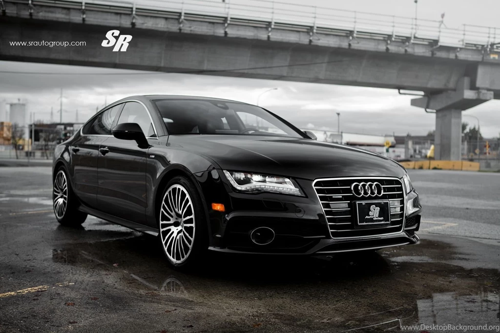 2015 Audi A7 Black Widescreen Wallpapers HD Wallpapers