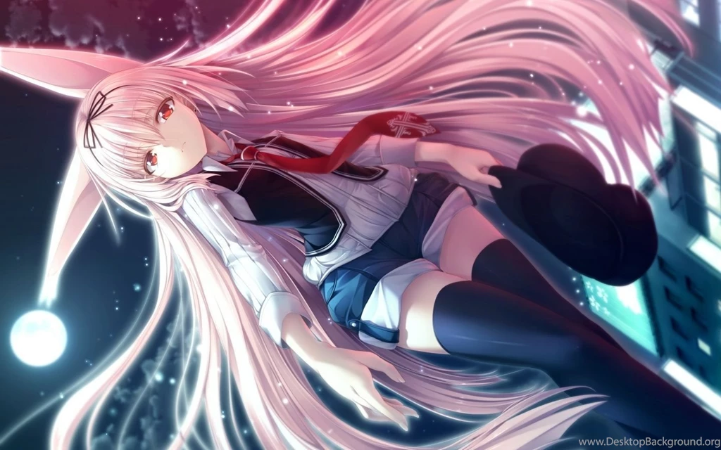 1440x900 Anime Girl Pink Hair Wallpapers