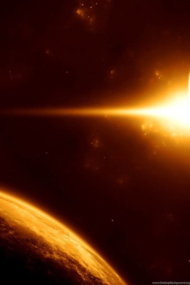 640x960 Outer Space Sunrise Iphone 4 Wallpapers