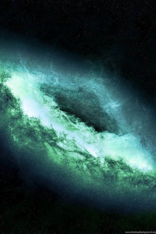 640x960 Green Space Circle Iphone 4 Wallpapers