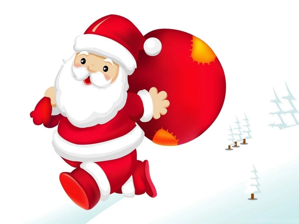 Free Merry Christmas Santa Claus HD Wallpapers For iPad